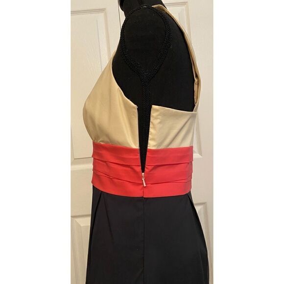 BCBGMaxAzria Color-block Shift Dress With Pockets SZ 4 - Picture 4 of 7